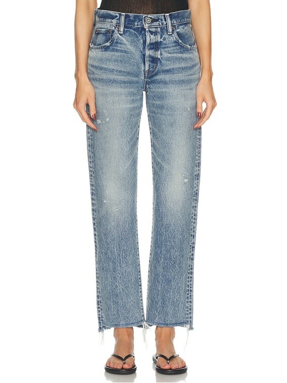 Moussy Vintage MV Nokomis Straight Leg Jeans Size 27